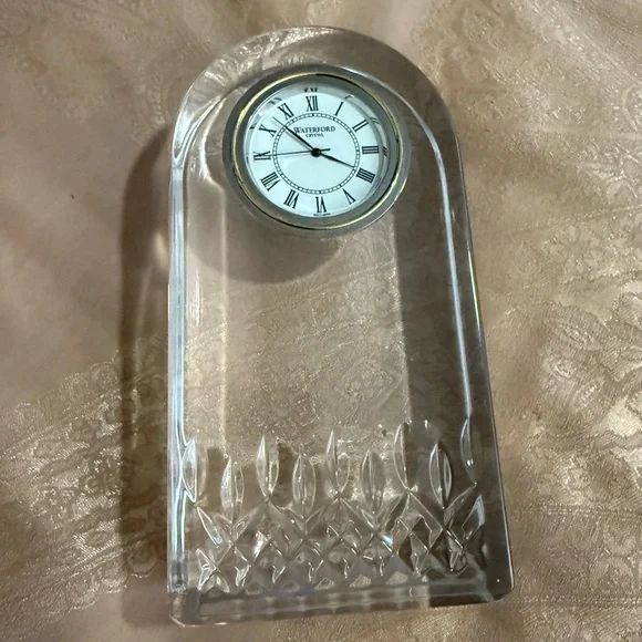 Waterford Crystal Silver Wall Clock